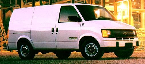 Astro store passenger van